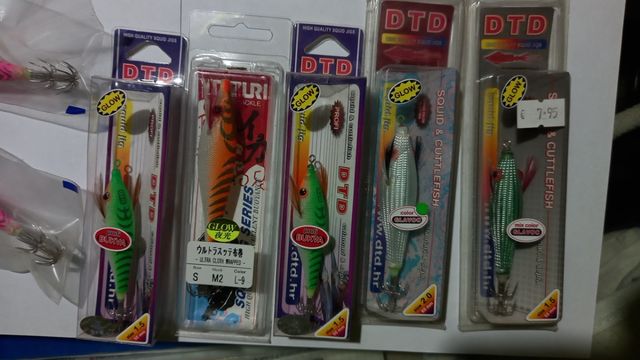 lote jibioneras yozuri, dtd y yamashitas