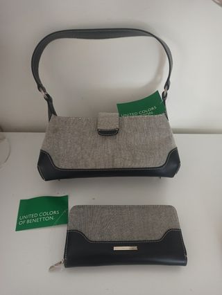 Bolso y monedero Benetton