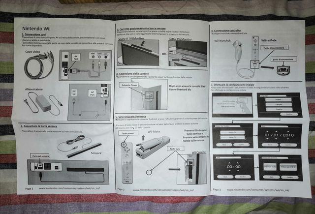 nintendo wii con accessori