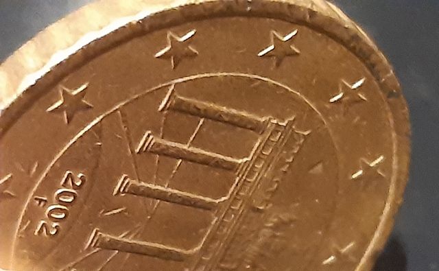 Moneda de Alemania 2002 F de 50ctns