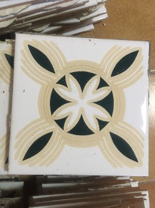 Baldosas cerámica azulejos años 60/70