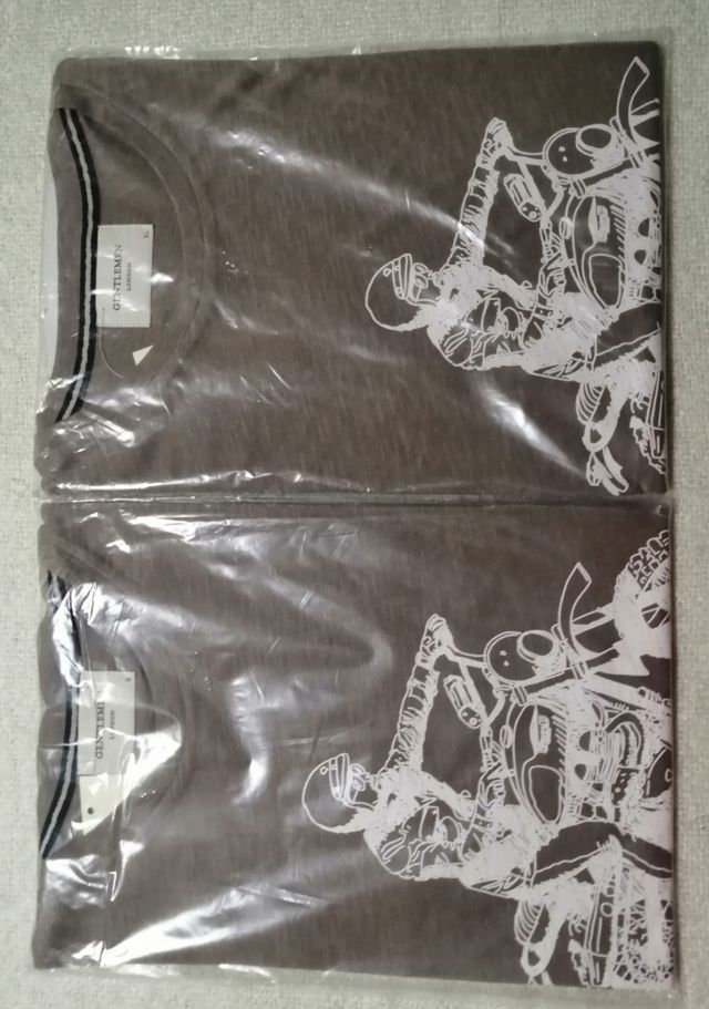 Duas T-shirts estampadas Gentlemen London 