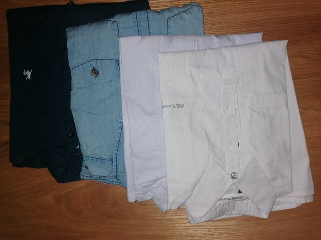 22 camisas MARCA varias marcas T 4/5/6/7 años