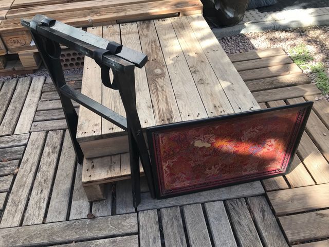 Mesa plegable mejicana madera