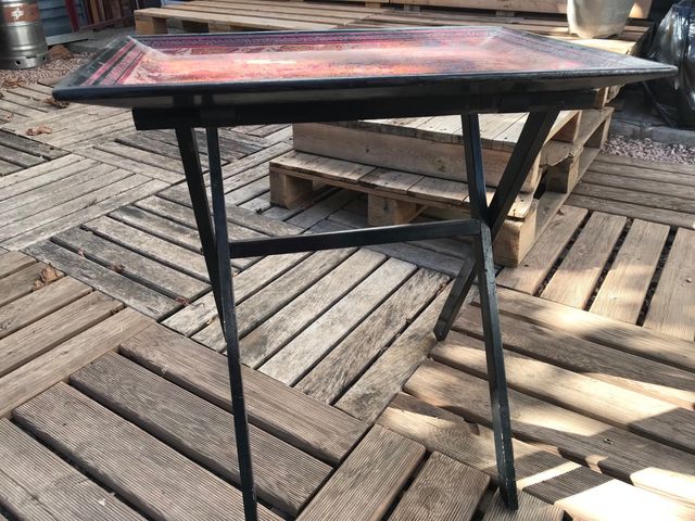 Mesa plegable mejicana madera