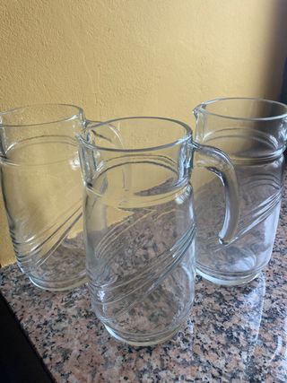 Jarras de cristal