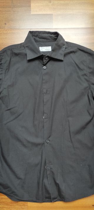 Camisa negra Zara 