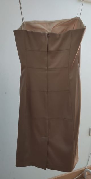 Vestido fiesta dorado