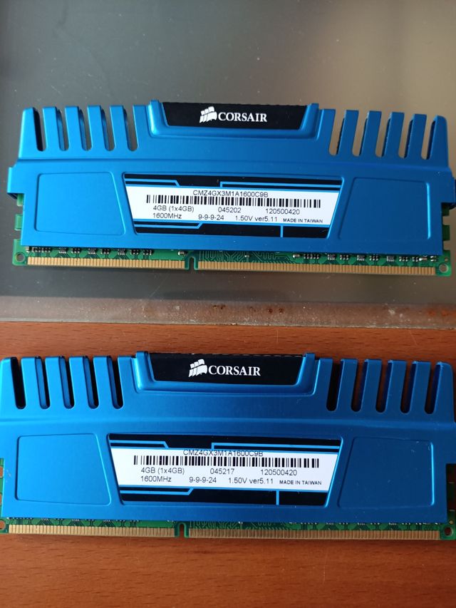 8G RAM DDR3 1600Mhz 2x4G