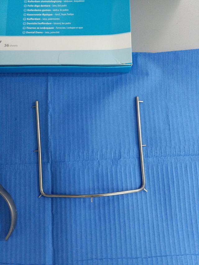 Instrumental y diques de goma