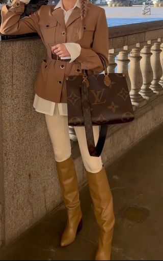 Botas altas de piel