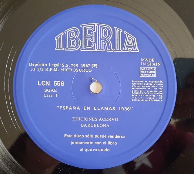 Lote 3 vinilos Guerra Civil Española