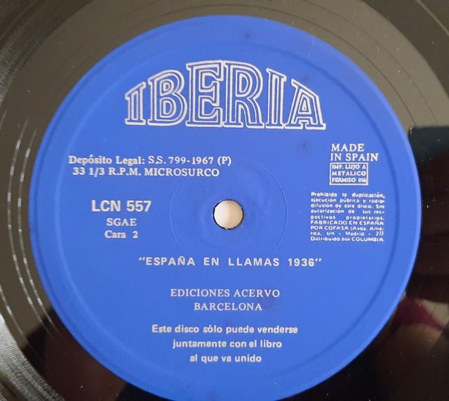 Lote 3 vinilos Guerra Civil Española
