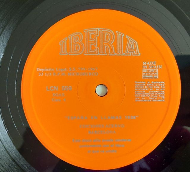 Lote 3 vinilos Guerra Civil Española