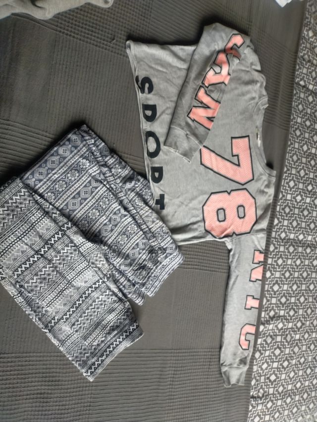 Pacchetto felpe e collant t10-12