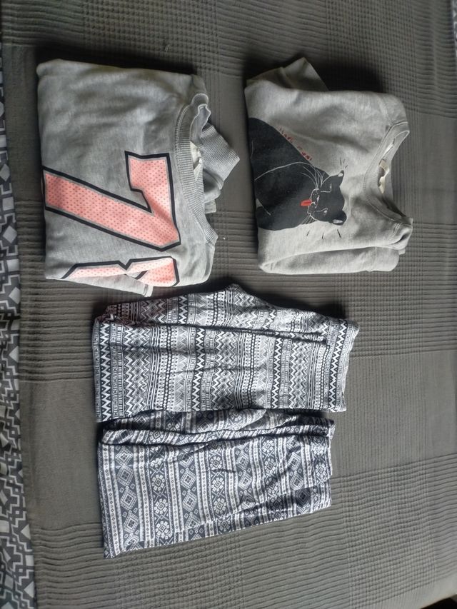 Pacchetto felpe e collant t10-12