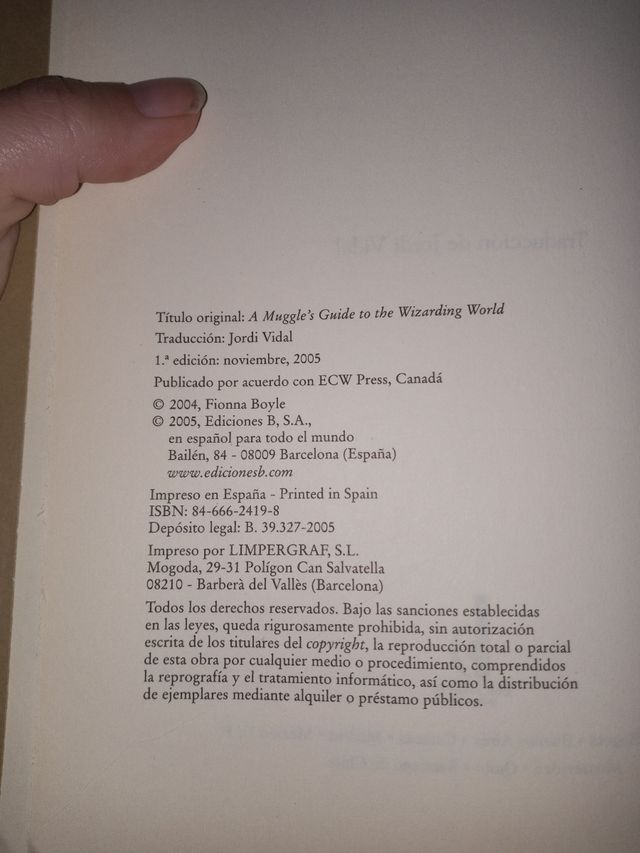 Guía muggle del mundo mágico