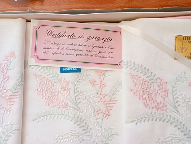 Corredo matrimoniale vintage Bassetti