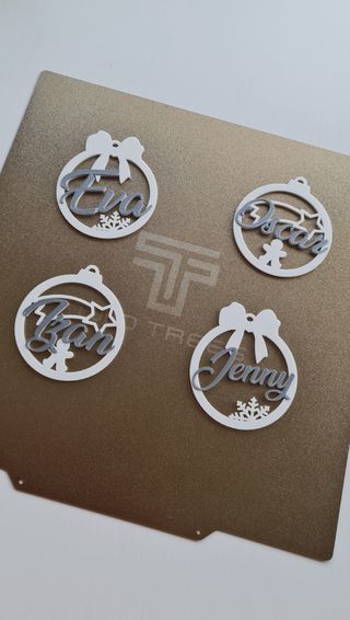 Bolas de Navidad 3D Personalizadas con nombre