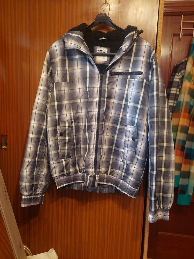 chaqueta forrada de borrego