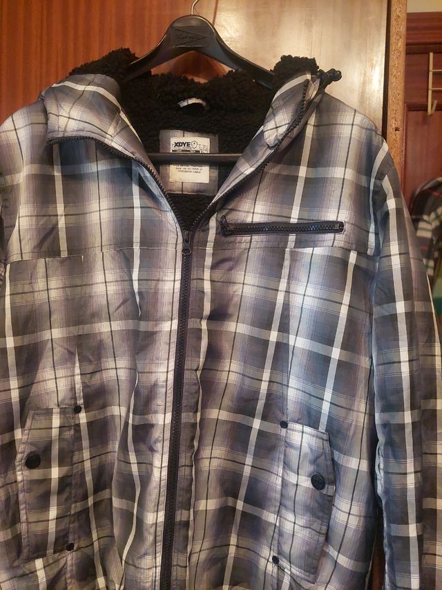 chaqueta forrada de borrego