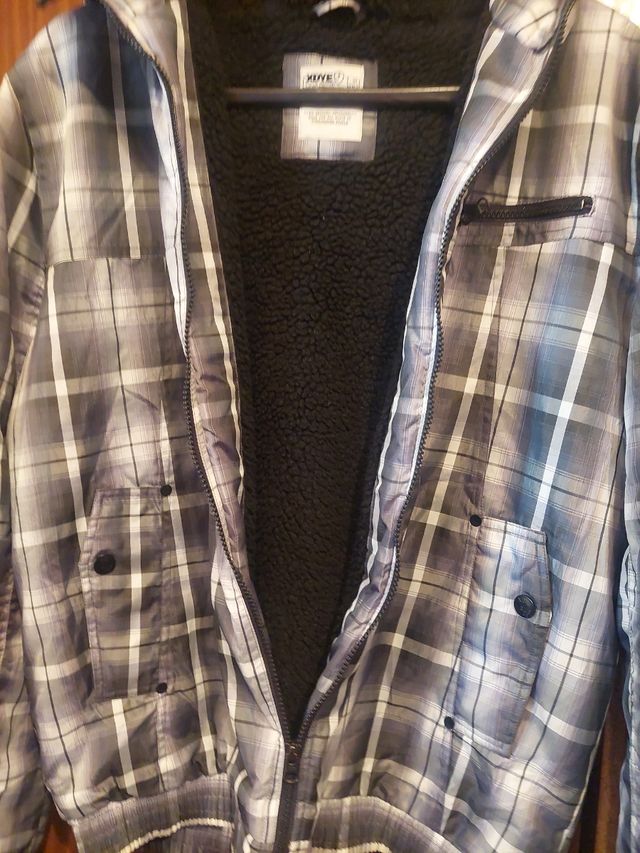 chaqueta forrada de borrego