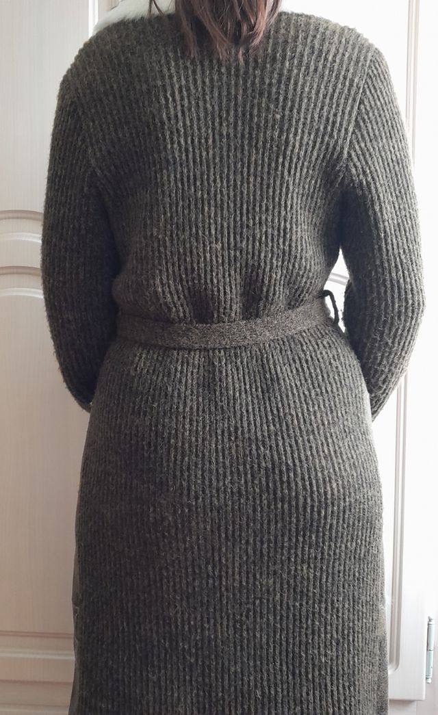 Chaqueta larga piel conejo