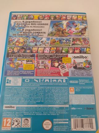SUPER SMASH BROS WII U SEMINUEVO