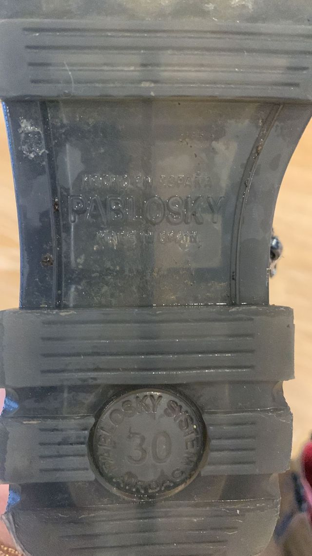 Botas Pablosky número 30