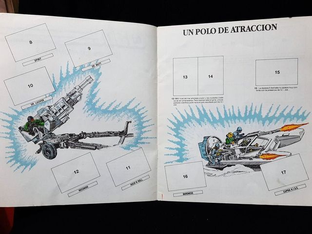 Álbum de Cromos GIJOE: de Phoskitos