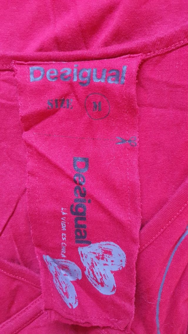 vestido rojo deSigual