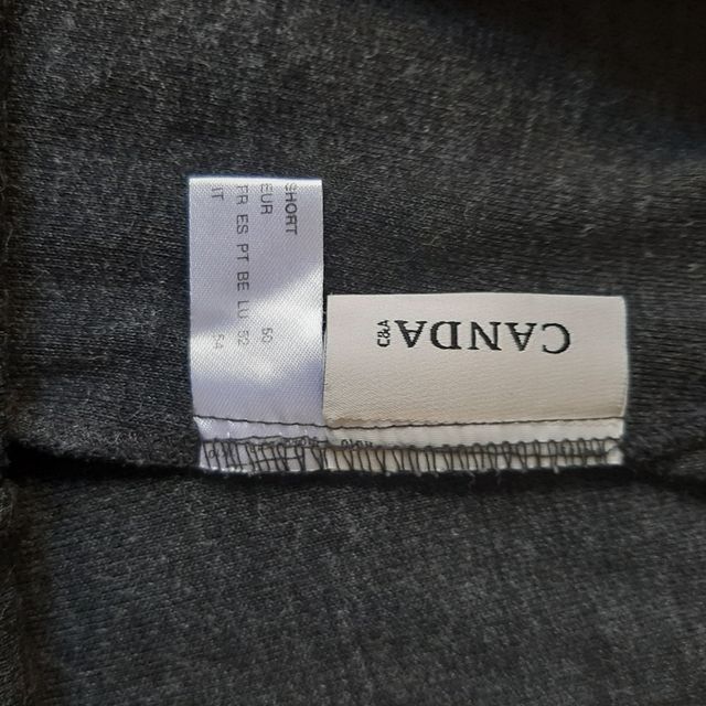 Pantalon punto gris merengo.