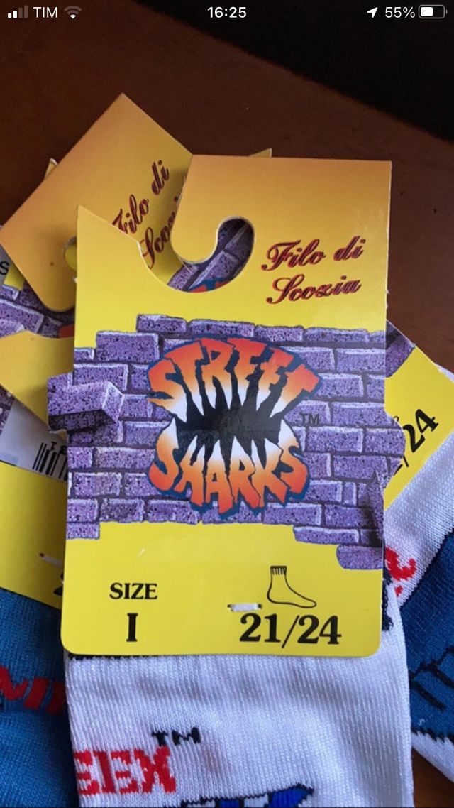 Calze Street sharks vintage