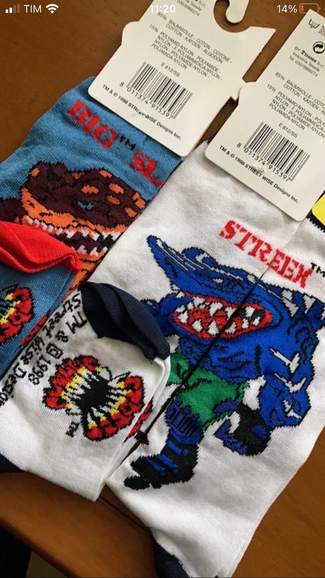 Calze Street sharks vintage