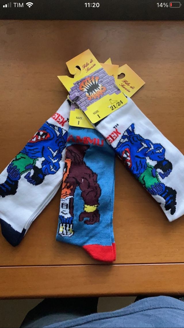 Calze Street sharks vintage