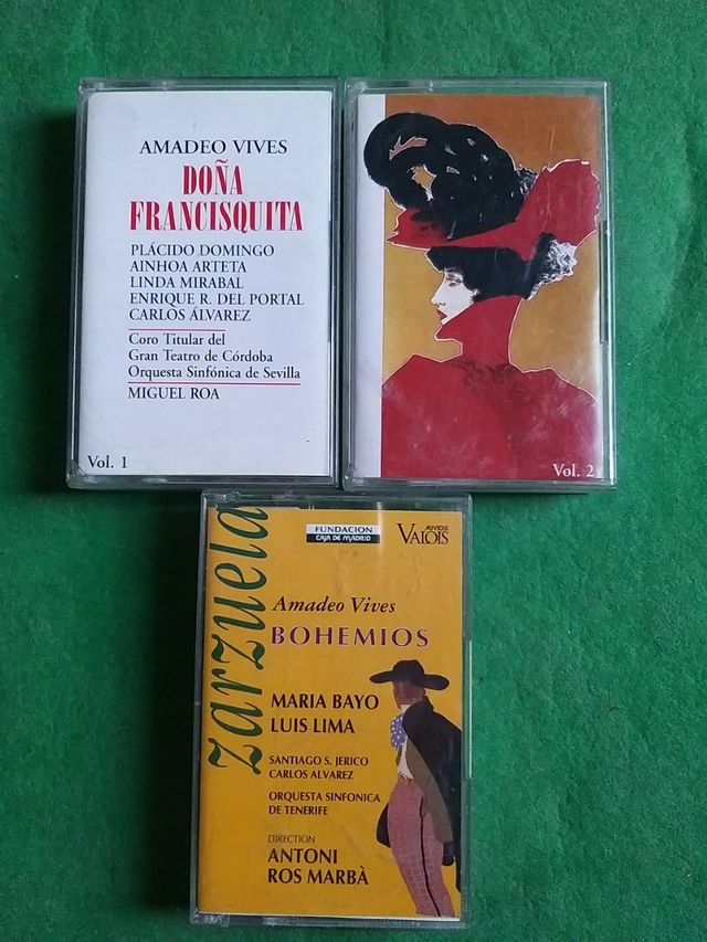 Lote zarzuelas de Amadeo Vives.