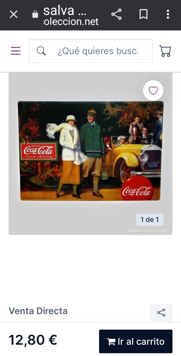 2 Salvamanteles de Coca-Cola