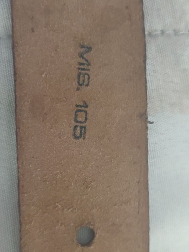 cintura in cuoio 105 cm