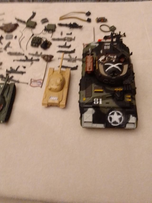 lote tanques,piraguas complementos,playmovil