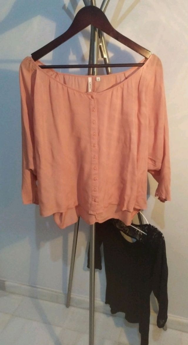 camisa rosa mujer