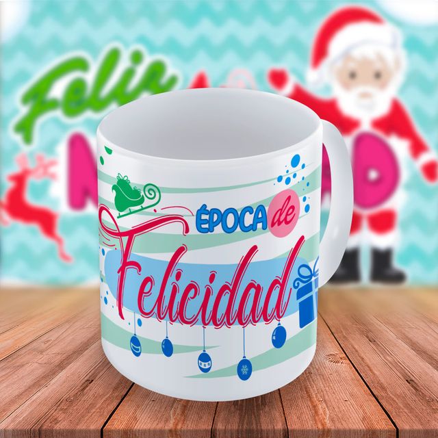 Taza Navidad varios modelos (ver fotos)