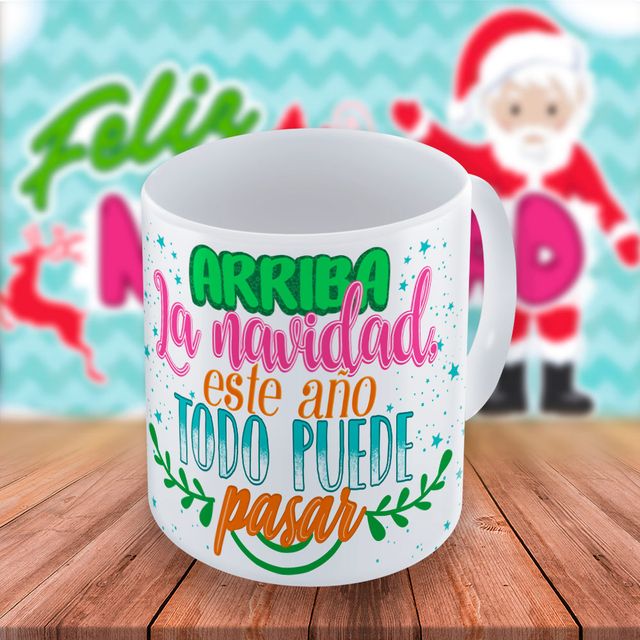 Taza Navidad varios modelos (ver fotos)