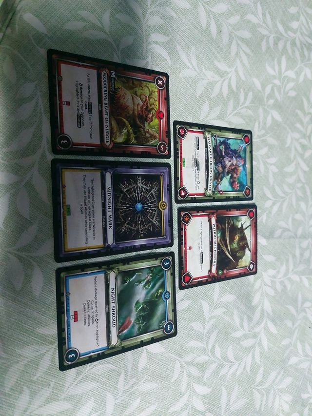 Carte Warhammer originali