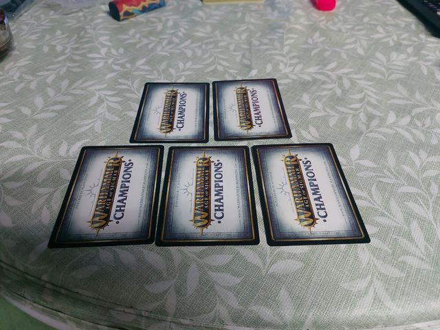 Carte Warhammer originali