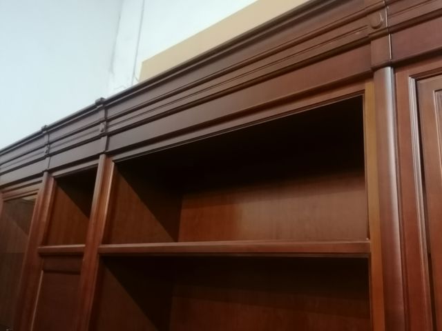 mueble de salón de madera de cerezo