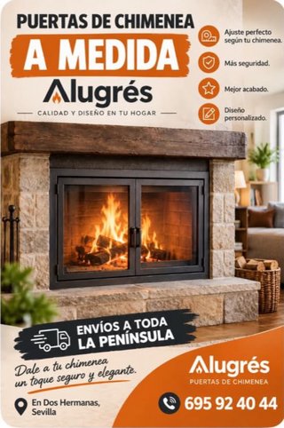 PUERTAS PARA CHIMENEA "GRUPO ALUGRES"