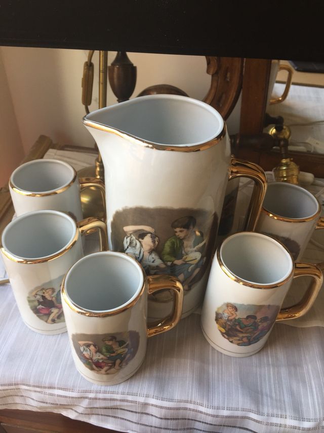 Juego de jarras de ceramica