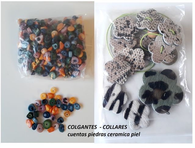 Manualidades pedreria pendientes Pompon Botones