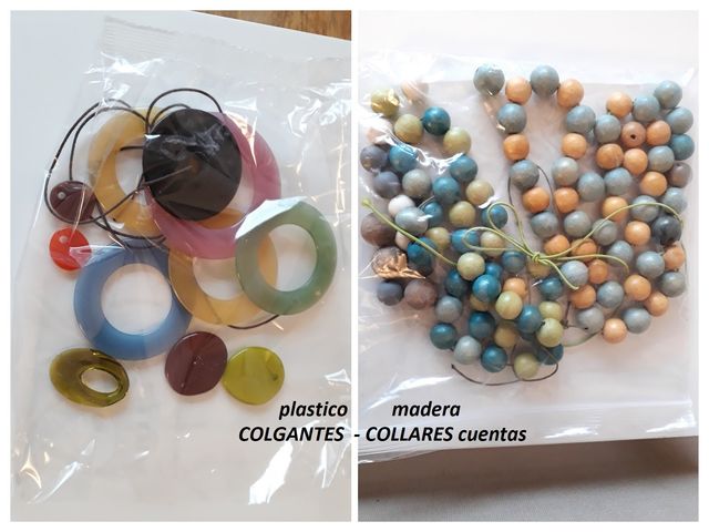 Manualidades pedreria pendientes Pompon Botones