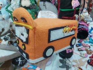 Corriera bus porta cleenex salviette handmade